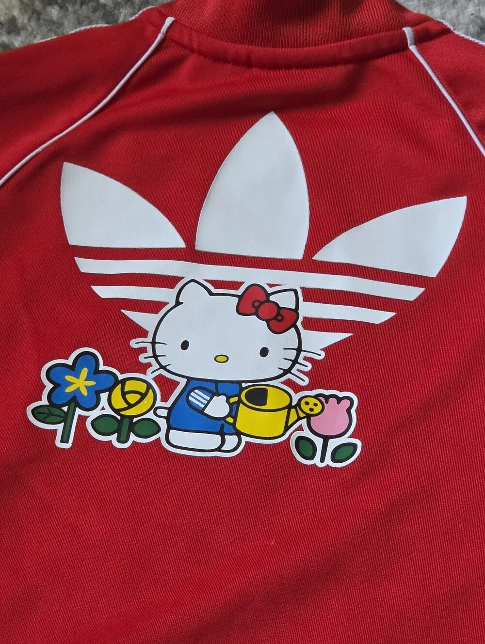 adidas Originals x Hello Kitty Toddler SST Tracksuit Set Red 4T